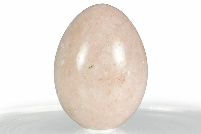 Polished Pink Calcite Egg - Utah #356448
